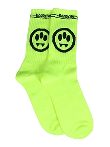 Barrow Smile-Jacquard Ribbed Knit Socks