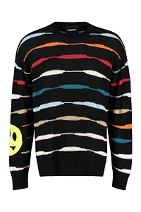 Barrow Striped Long Sleeved Crewneck Sweater