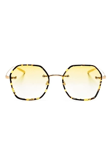 Barton Perreira Rhonda Geometric Frame Sunglasses