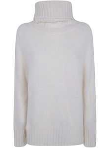 Base Ribbed Turtleneck Knitted Sweater