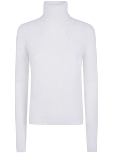 Base Ribbed Turtleneck Knitted Sweater