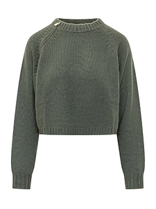 Ba&Sh Corvy Cropped Knitted Sweater