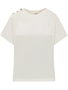 Ba&Sh Elmer Embellished Shoulder T-Shirt