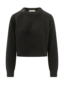 Ba&Sh Corvy Cropped Knitted Sweater
