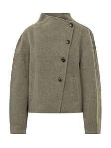 Ba&Sh Kemelia Asymmetric Button Coat