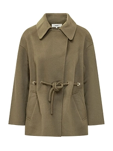 Ba&Sh Kam Belted Short Coat