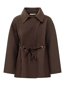Ba&Sh Kam Belted Short Coat