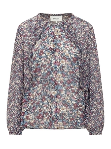 Ba&Sh Kross Floral Print Top