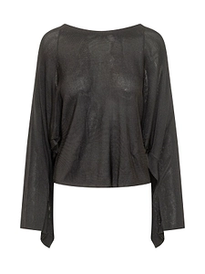 Ba&Sh Sara Draped Back Knitted Top