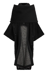 Batakovic Draped Wide-Sleeve Coat