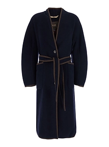 Bazar Deluxe Embroidered Belted Coat