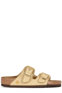 Birkenstock Textured Double-Strap Flat Sandals