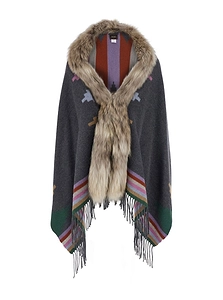 Bazar Deluxe Navajo Trimmed Cape