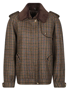 Blazé Milano Amandira Checked Wool Coat