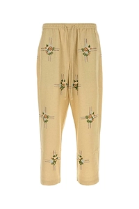 Baziszt Cabin Embroidered Drawstring Pants