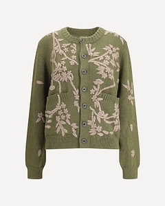 Baziszt Blossom Embroidered Cardigan