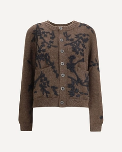 Baziszt Blossom Embroidered Cardigan