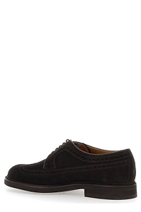Berwick 1707 Suede Brogue Derby Shoes