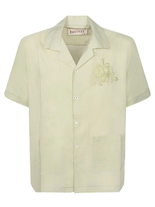 Baziszt Kruger Embroidered Short-Sleeve Shirt