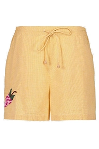 Baziszt Fruit Embroidered Anab Shorts