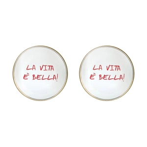 Bitossi Home Life Is Beautiful! Plates