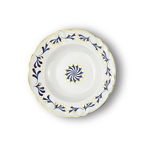 Bitossi Home Marine-Printed Scalloped Edge Deep Plates
