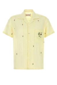 Baziszt Lovelyshirt Embroidered Short-Sleeve Shirt