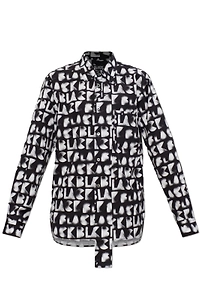 Black Comme Des GarÇOns All-Over Printed Shirt