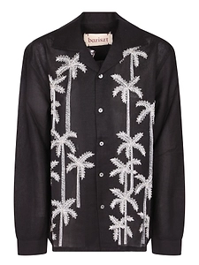 Baziszt Palm Groove Embroidered Shirt
