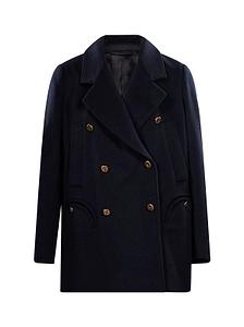 Blazé Milano Joyme Double-Breasted Long Sleeved Peacoat