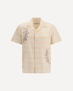 Baziszt Provence Embroidered Stripe Shirt