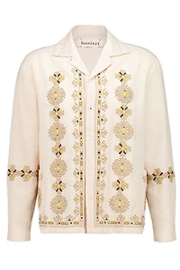 Baziszt Roses Embroidered Shirt