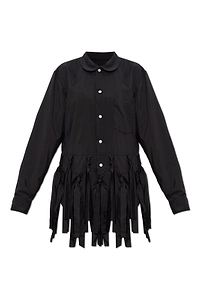 Black Comme Des GarÇOns Fringed Shirt