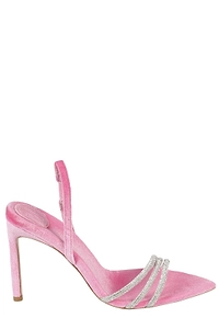 Bettina Vermillon Strappy Slingback Sandal