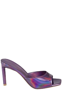Bettina Vermillon Slide Sandals