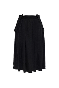 Black Comme Des GarÇOns Suspender Pleated Skirt