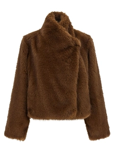 B&B Couture Farrah First Cropped Faux Fur Coat