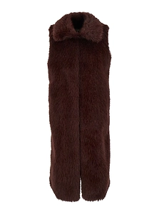 B&B Couture Scarlette Faux Fur Gilet