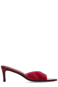 Black Suede Studio Belle 60 Heeled Mules