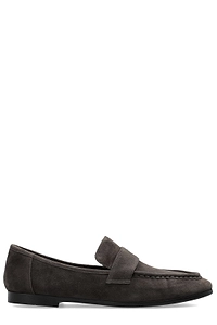 Black Suede Studio Arrow Loafers