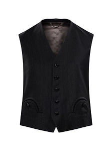 Blazé Milano Single-Breasted Pinstriped Vest