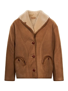 Blazé Milano Shearling-Trimmed Coat