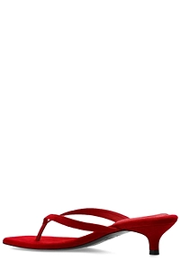 Black Suede Studio Kendal 35 Thong Mules