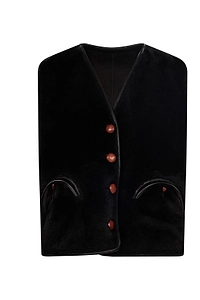 Blazé Milano Tatoosh Gliss V-Neck Buttoned Vest