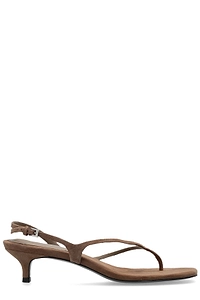Black Suede Studio Mehak Strappy Heeled Sandals