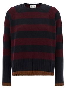 Be You 1175 Striped Knitted Sweater