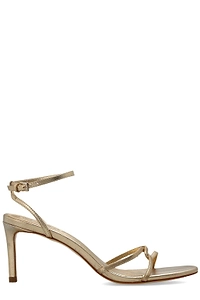 Black Suede Studio Miley Heeled Sandals