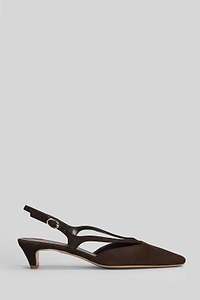 Bianca Di Slingback Buckled Pumps