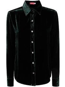 Bianco Levrin Audrey Velvet Shirt