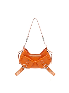 Biasia Buckled Leather Shoulder Bag